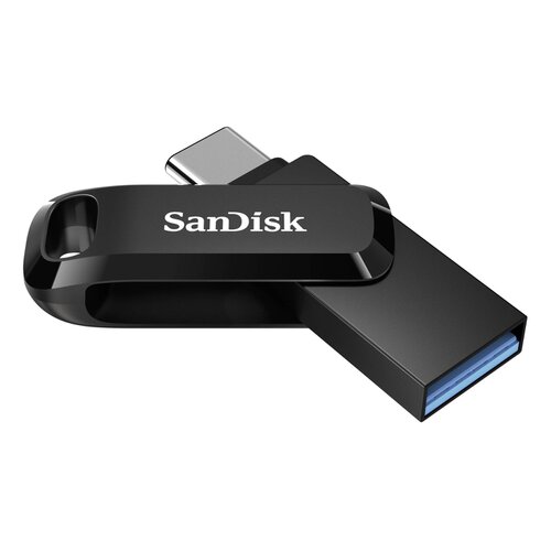 E-shop SanDisk Ultra Dual Drive Go/64GB/150MBps/USB 3.1/USB-A + USB-C/Černá