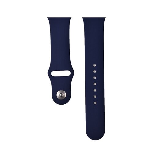 E-shop Náramok Devia pre Apple Watch 38/40/41mm, silikónový - tmavo-modrý