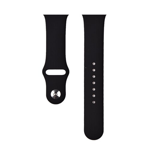 E-shop Náramok Devia pre Apple Watch 42/44/45/49mm, silikónový - čierny