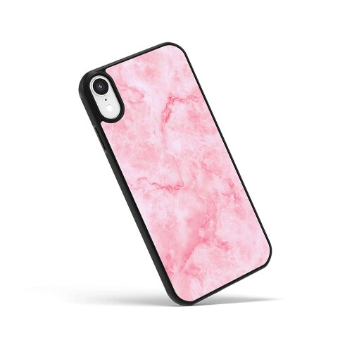 E-shop Puzdro s motívom iPhone 11, Mramor - ružové