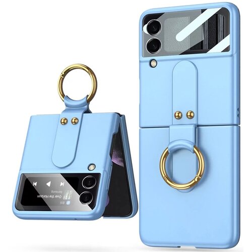 E-shop Puzdro Tech-Protect Icon Ring Samsung Galaxy Z Flip 4 - svetlo modré