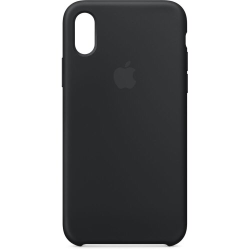 Puzdro MQT12FE/A Apple iPhone X/XS, silikónové - čierne