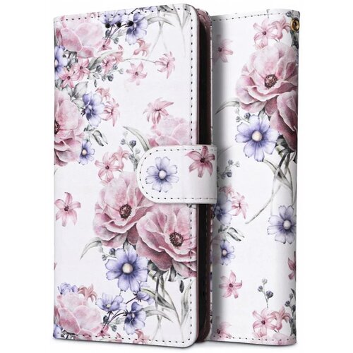 Puzdro Tech-Protect Book Samsung Galaxy A14 4G/5G - Rozkvitnuté kvety