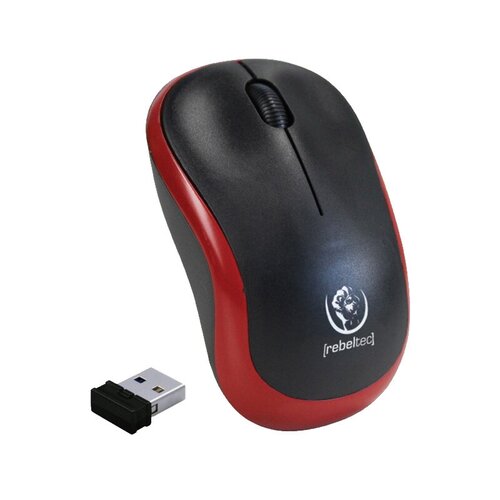 E-shop Rebeltec optická Bluetooth myš METEOR červená
