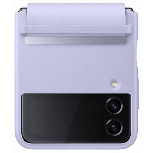 E-shop EF-VF721LLE Samsung Kožený Kryt pro Galaxy Z Flip 4 Serene Purple (Pošk. Balení)