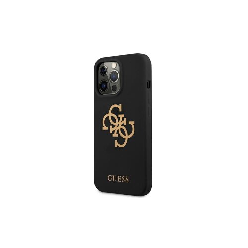 E-shop Guess case for iPhone 13 Pro / 13 6,1&quot; GUHCP13LLS4GGBK black hard case Silicone 4G Logo