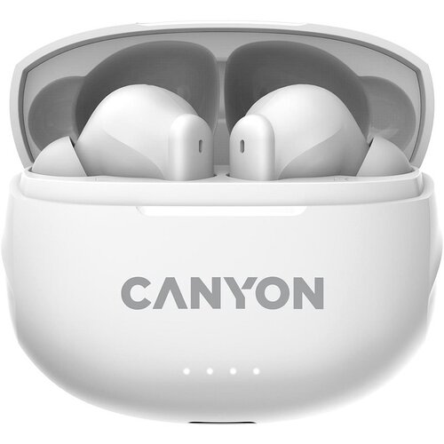 E-shop Canyon TWS-8, True Wireless slúchadlá v klasickom dizajne, biele