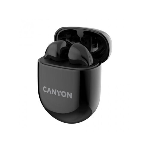 E-shop Canyon TWS-6, True Wireless slúchadlá v klasickom dizajne, čierne