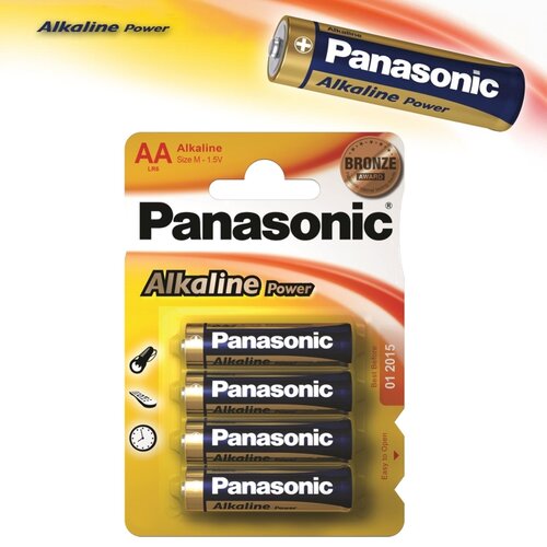 E-shop Alkalická baterie AA Panasonic Alkaline Power 4ks