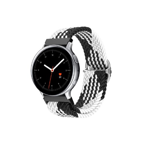 E-shop mobilNET 20 MM Látkový remienok na hodinky, bielo-čierny vzor