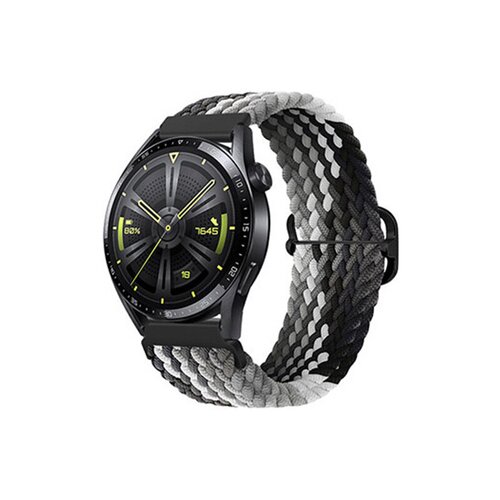E-shop mobilNET 22MM Látkový remienok na hodinky, bielo-čierny vzor