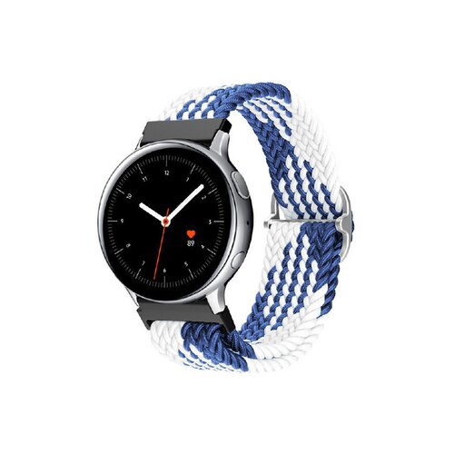 E-shop mobilNET 20 MM Látkový remienok na hodinky, bielo-modrý vzor