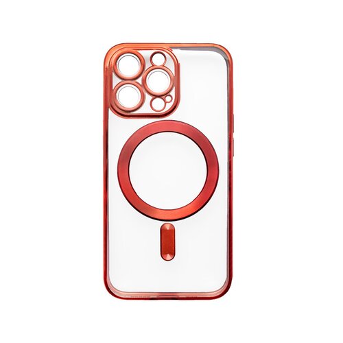 mobilNET plastový kryt MagSafe iPhone15 Pro, červený