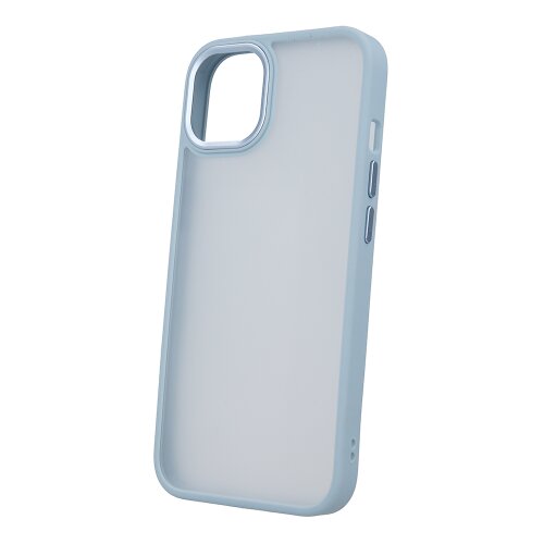 Satin Matt Case for iPhone 15 6,1" blue