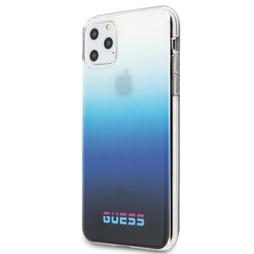 E-shop Guess case for iPhone 11 Pro Max GUHCN65DGCNA blue hard case California