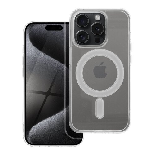 E-shop Puzdro MagSafe Cover iPhone 15 Pro - transparentné