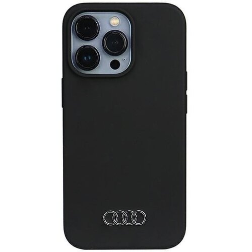 E-shop Audi Silicone Zadní Kryt pro iPhone 13/13 Pro Black