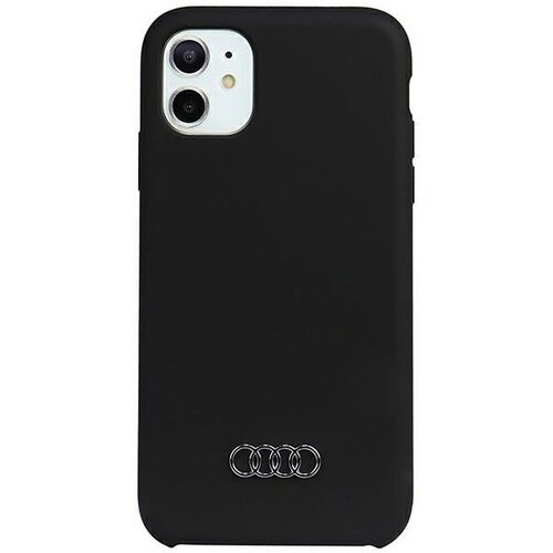 E-shop Audi Silicone Zadní Kryt pro iPhone 11/XR Black