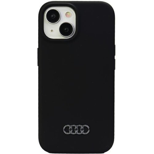 E-shop Audi Silicone Zadní Kryt pro iPhone 15 Plus Black