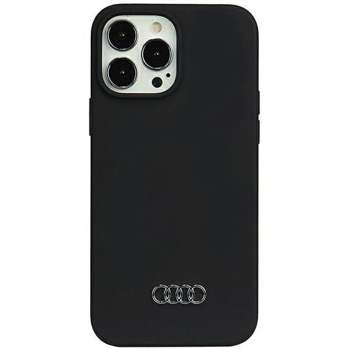 E-shop Audi Silicone Zadní Kryt pro iPhone 13 Pro Max Black
