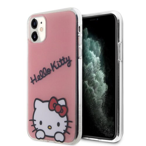 E-shop Hello Kitty IML Daydreaming Logo Zadní Kryt pro iPhone 11 Pink