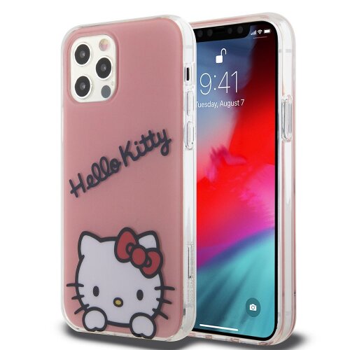 E-shop Hello Kitty IML Daydreaming Logo Zadní Kryt pro iPhone 12/12 Pro Pink