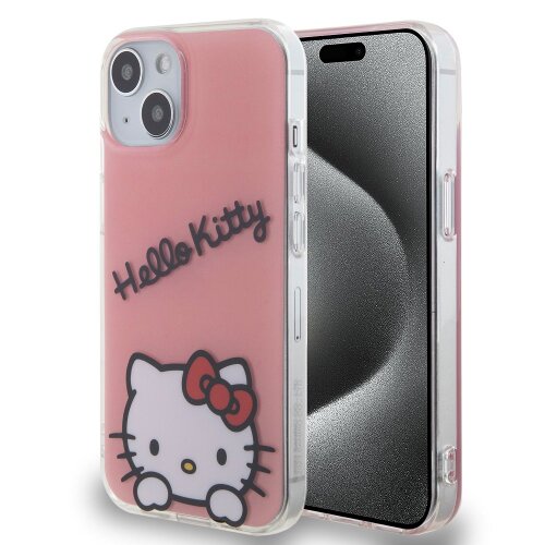 E-shop Hello Kitty IML Daydreaming Logo Zadní Kryt pro iPhone 13 Pink