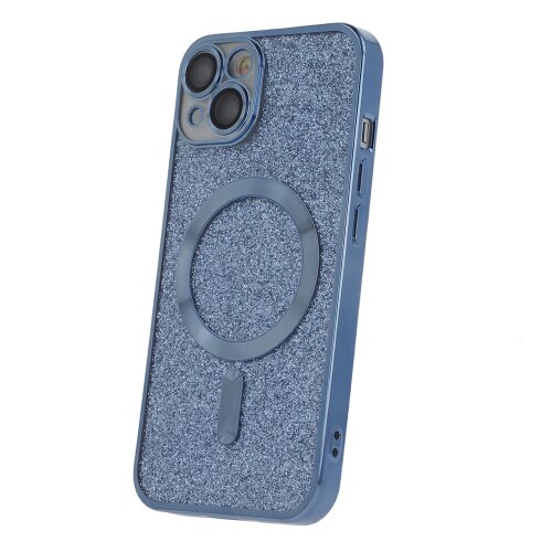 E-shop Glitter Chrome Mag case for iPhone 15 6,1&quot; blue