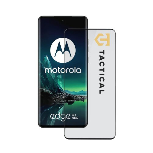 E-shop Ochranné sklo Tactical Glass Shield 5D Motorola Edge 40 Neo - čierne