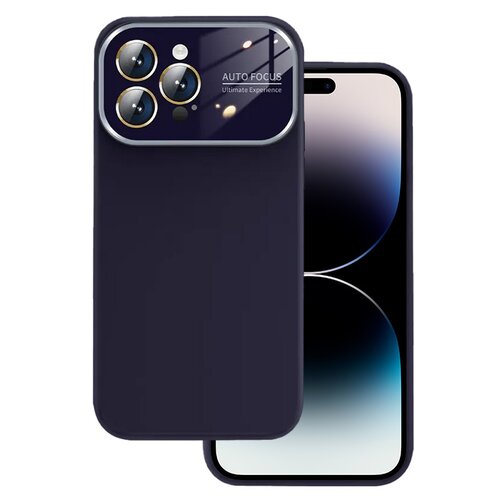 E-shop Puzdro Lens iPhone 15, silikónové - fialové