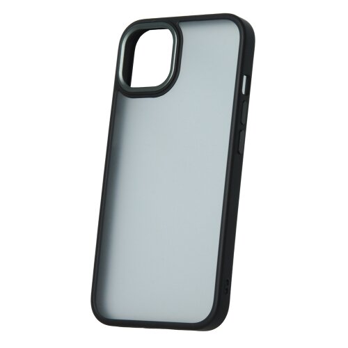 E-shop Puzdro Satin iPhone 14 Pro Max, matné - čierne