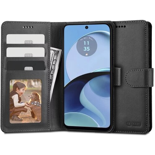 E-shop Puzdro Tech-Protect Wallet Book Motorola Moto G14 - čierne