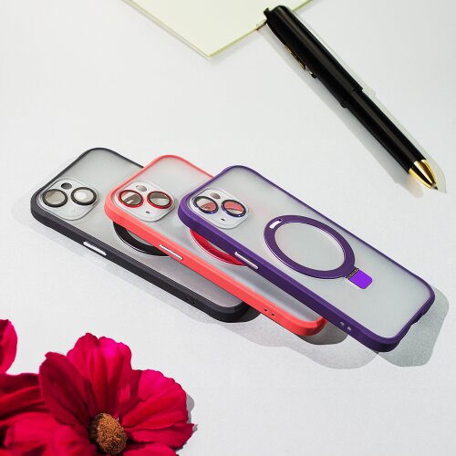 E-shop Mag Ring case for iPhone 15 Plus 6,7&quot; red