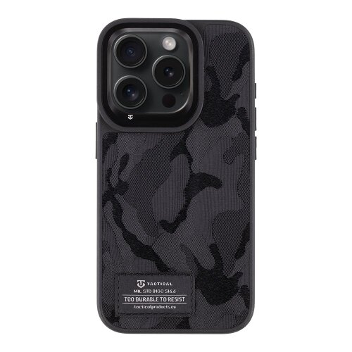 E-shop Tactical Camo Troop Kryt pro Apple iPhone 15 Pro Black