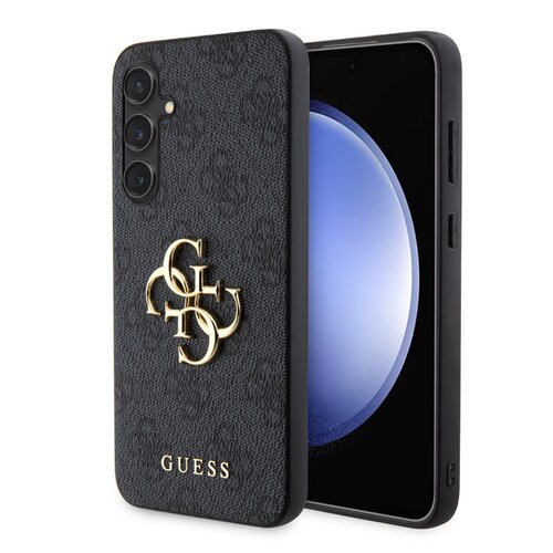 E-shop Guess PU 4G Metal Logo Zadní Kryt pro Samsung Galaxy S23 FE Grey