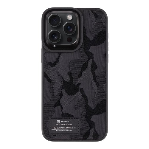 E-shop Tactical Camo Troop Kryt pro Apple iPhone 15 Pro Max Black