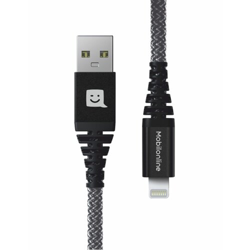 E-shop EKO KÁBEL Kevlar USB/Lightning 1,2 M 60W Antracit