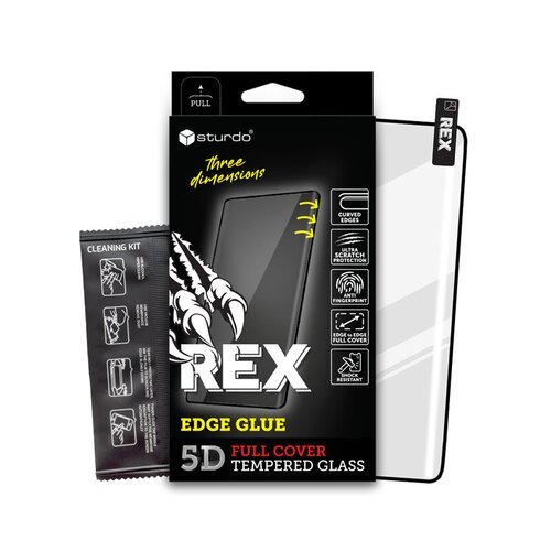 Ochranné sklo Sturdo Rex Honor Magic6 Lite, celotvárové - čierne