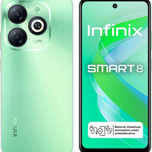 E-shop Infinix Smart 8 3GB/64GB Krištáľovo Zelená