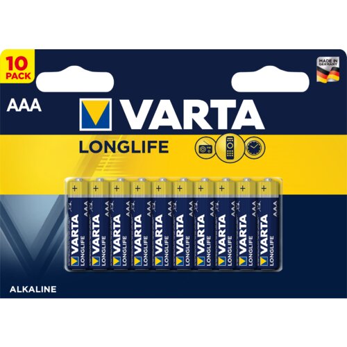 E-shop Varta Longlife AAA Baterie 10ks