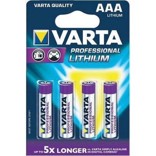 E-shop Varta Ultra Lithium AAA Baterie 4ks