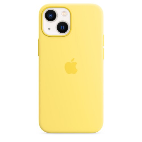 MN5X3ZE/A Apple Silikonový Kryt vč. Magsafe pro iPhone 13 Mini Lemon Zest