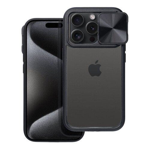 Puzdro Slider iPhone X/XS - čierne