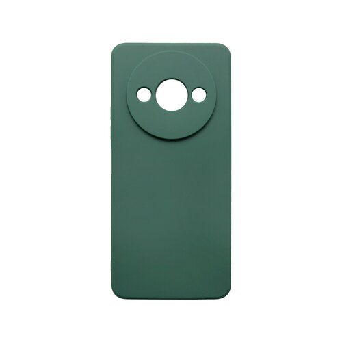 mobilNET silikónové puzdro Xiaomi Redmi A3, tm. zelené (matt)