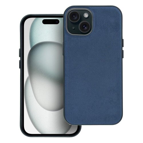 Puzdro Woven Magsafe iPhone 15 - modré