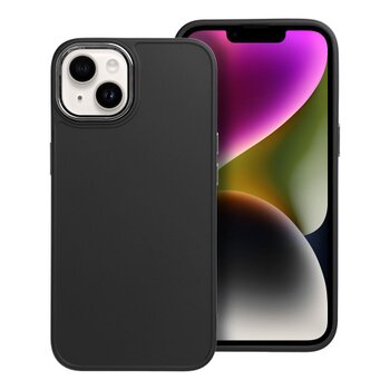 Puzdro Frame TPU iPhone 14 - čierne