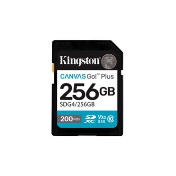Kingston Canvas Go Plus/SDXC/256GB/UHS-I U3 / Class 10