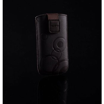 Púzdro DEKO 1 hnedé, veľkosť 12 pre telefóny HTC HD2/ONE V/ Samsung i9000/i9100 a iné