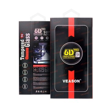 6D Pro Veason Glass - for Iphone 13 / 16e (SE 4 2025) black