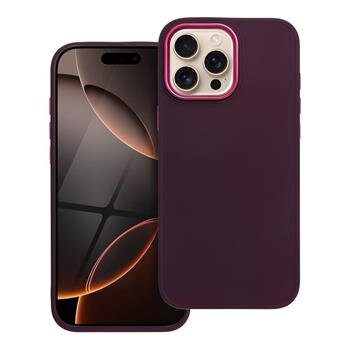 Puzdro Frame TPU iPhone 16 Pro Max - fialové